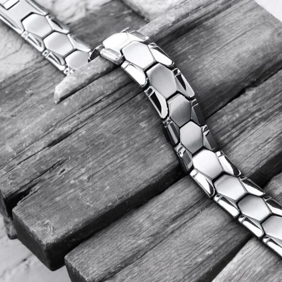 NEW stainless steel watch band style bracelet jewelry gift B24 - Picture 7 of 7